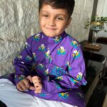 Nisha Rawal Instagram - 🙏 Kavish’s name comes from “कविश” which is also one among the many beautiful names of Lord Ganesha! So, with my little Ganesh by my side, I wish u happy festivities this #GaneshChathurthi May the almighty ward away all evil and bring joy, peace and prosperity to your lives! #GaneshChathurthi2023 . . . . . Outfits: @bunaai @style.diva22