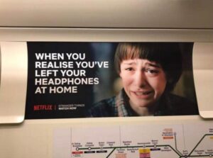 Noah Schnapp Instagram - London tube