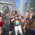 Noah Schnapp Instagram - First pride❤️ Washington Square Park, New York