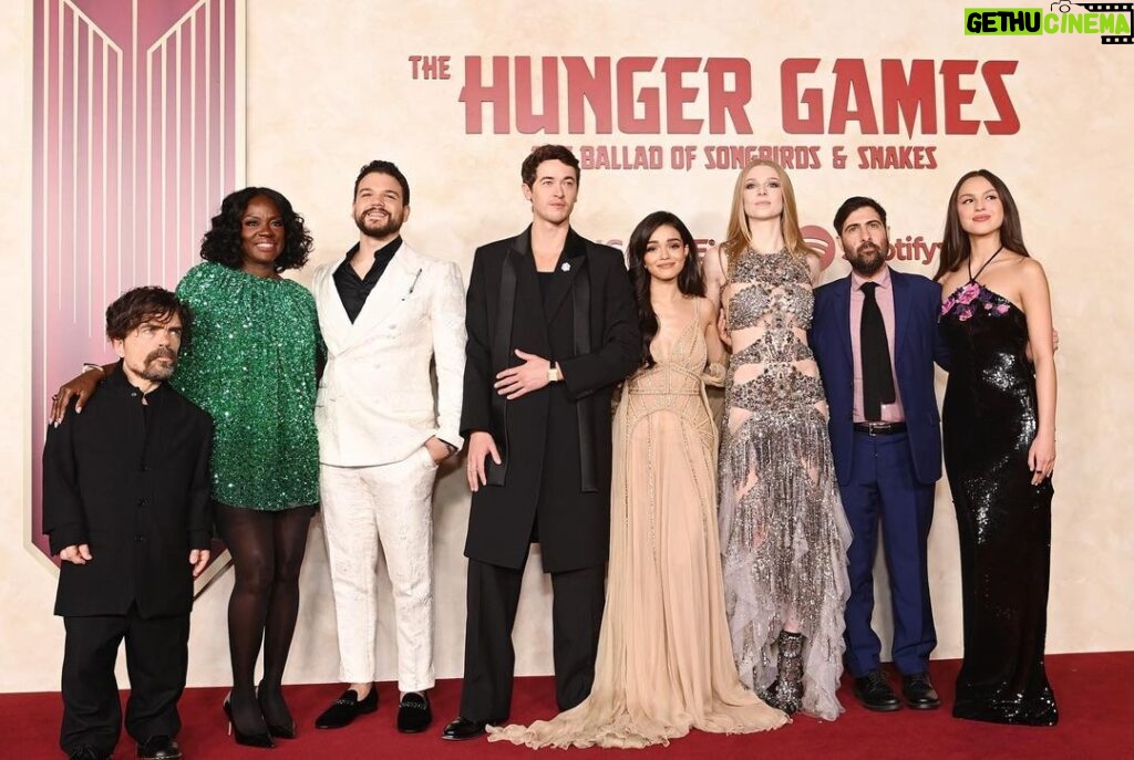 Olivia Rodrigo Instagram - hunger games premiere last night!!!!! what a joy!!! congrats to everyone who worked on this wonderful movie! so happy to be a tiny part of it💓💓💓