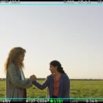 Olivia Swann Instagram - We made up our own handshake in between takes. We’re cool, whatever ✨ @lissethchavez ⁣ ⁣ Brand new @cw_legendsoftomorrow tonight, 8pm @thecw directed by @andrewkasch ⁣ #legendsoftomorrow #esperastra #spoonstra #waitingforatrain #bts #sunset