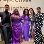 Oprah Winfrey Instagram - Purple carpet for @thecolorpurple premiere! What a joy to see the movie in a theater with the people you made it with. The Color Purple is in theaters starting Christmas Day 💜