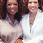 Oprah Winfrey Instagram - One of the great things about @essencefest is you never know who you’re going to bump into! Enjoyed talking with Madam @VP right before she hit the @essence stage! #EssenceFest