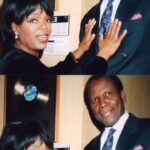 Oprah Winfrey Instagram - The time has come: #SIDNEY is available on @appletvplus and in theaters. Since his passing in January, we have not publicly mourned him. So this film, in many ways, is a memorial and celebration of his life. I’m sharing my relationship with him here and in the documentary to show you how much he impacted my life—and how he can still change yours. Please enjoy this offering of the life of Sidney Poitier 🙏🏾🕊 Tap the link in my bio to watch!