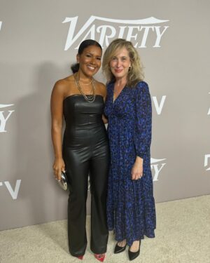Page Turner Instagram - Ummmm let’s just talk about how amazing last night was at the @variety Women in Reality TV presented by DIRECTV  Dinner @spagobh last night! 

Being amongst such powHERhouses in this industry was amazing! 

And let’s just say how cool my favs @kandi @kylerichards18 & me & @quinkybinky’s fav @kamiecrawford are! 

Think what you want about reality TV, but these women have made strides in this industry, are powerful, beautiful, rich (LOL) and strong enough to stay in a very volatile industry as trailblazing women for well over a decade!! 👏🏽👏🏽 

And it was sooo cool seeing my sweet Notre Dame High School  @michellesobrino!! ❤️❤️

Cheers to another amazing night with my Manager/Partner/Bro @hotsey318!! …  Even though I didn’t get my hair or make-up done (they’re gonna kill me!! 🤣🤣😭)!!

Oooowee at this @zara jumpsuit & @versace shoes tho 🔥🔥 (thoughhhh my jumpsuit is a little big I can’t believe I’ve already sized down. I just got it!… Puttin in that WERK! 💪🏽)!