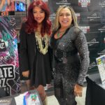 Paige Nicole Mayo Instagram - The best part of an autograph signing is having a reunion with your buddies! Thrilled to see the gorgeous @theangelorsini! 🌟 2300 Arena