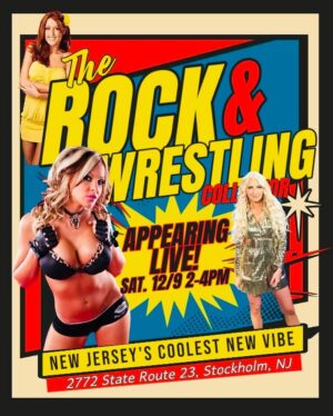 Paige Nicole Mayo Instagram - This Saturday come meet Velvet Sky, So Cal Val, and former WWE announcer McKenzie Mitchell at The Rock & Wrestling 12/9 from 2-4PM!

Pricing and info contact @richiedegreg