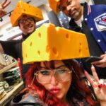 Paige Nicole Mayo Instagram - Say CHEESE! 🧀✌🏼 Peace out Wisconsin you have been beyond lovely to us. Thanks to @richiedegreg @thedavidherro and @blizzardbrawl for having me. ❄️ MKE - Milwaukee Mitchell International Airport