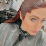 Paige Nicole Mayo Instagram - #NaturalRedhead 👩🏻‍🦰 Getting primped by the best: @dariahair_