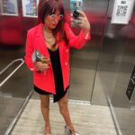 Paige Nicole Mayo Instagram - Mommy’s going OUT-OUT 👠 🍷 #DontWaitUp #SaturdayVibes . . Blazer: @riverisland Bag: @stellamccartney Necklace: @draggedoutlondon Glasses: @aldo_shoes Shoes: @aldo_shoes