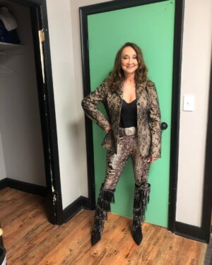 Pam Tillis Instagram - Lace, rhinestones, snakeskin , fringe, to hell with restraint. Sometimes you just gotta go with your mood! #countrymusic #moreismore