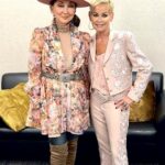 Pam Tillis Instagram – Lorrie and Pam perkily persevere publicly in pink🌸🌸🌸🌸 Here’s to all of our sisters out there fighting the good fight. #breastcancerawarenessmonth Waterloo, NY