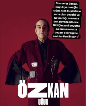 Pamela Spence Instagram - Efsaneler ölmez🖤 @ozkanugur