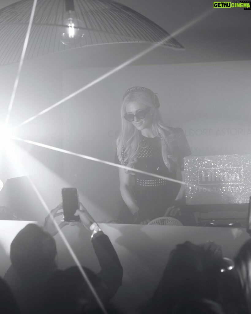 Paris Hilton Instagram - #Throwback to the best time #Sliving with my #HiltonFamily 💞 Had so much fun DJing for everyone! 🎧 Love their new @CanopyCannes property! 🏨✨ #HiltonForTheStay #ParisForTheSlay Canopy by Hilton Cannes