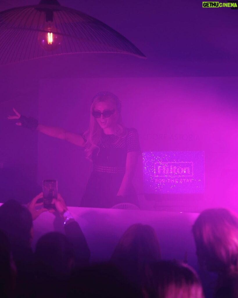 Paris Hilton Instagram - #Throwback to the best time #Sliving with my #HiltonFamily 💞 Had so much fun DJing for everyone! 🎧 Love their new @CanopyCannes property! 🏨✨ #HiltonForTheStay #ParisForTheSlay Canopy by Hilton Cannes