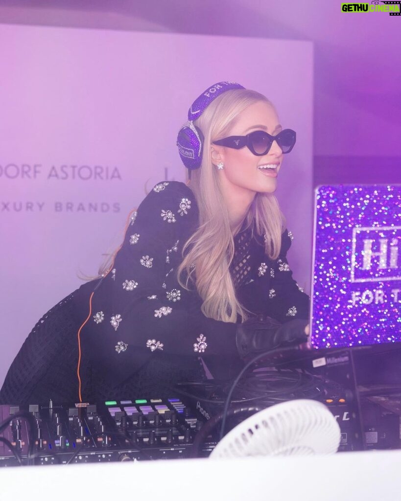 Paris Hilton Instagram - #Throwback to the best time #Sliving with my #HiltonFamily 💞 Had so much fun DJing for everyone! 🎧 Love their new @CanopyCannes property! 🏨✨ #HiltonForTheStay #ParisForTheSlay Canopy by Hilton Cannes