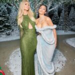 Paris Hilton Instagram - Sliving, Sledding & Serving Looks in Winter Wonderland.🛷👯‍♀️❄️✨🤍 Love you @KimKardashian, always so much fun with you🥰