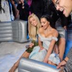 Paris Hilton Instagram - Sliving, Sledding & Serving Looks in Winter Wonderland.🛷👯‍♀️❄️✨🤍 Love you @KimKardashian, always so much fun with you🥰