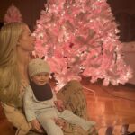 Paris Hilton Instagram - Celebrating our baby girl London with a pink Christmas! 💕💕🎄💕💕