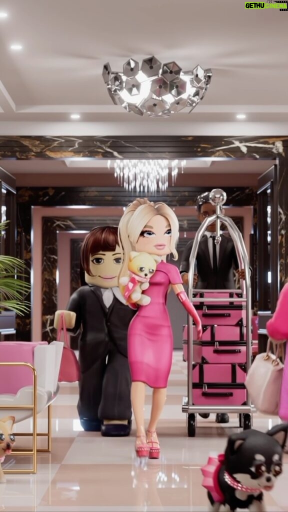 Paris Hilton Instagram - I’m sliving with @Hilton in Slivingland! ✨👾💖 I teamed up with Hilton Honors to give away Free Limited UGC @Roblox, 12 MILLION Honors Points and Diamond Tier upgrades for lucky winners, so you too can feel like a celebrity when you stay. Enter now at the link in bio!✨🎮 #Slivingland #HiltonForTheStay #HiltonHonors #Roblox #Sliving
