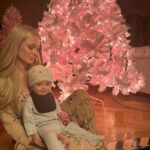Paris Hilton Instagram - Celebrating our baby girl London with a pink Christmas! 💕💕🎄💕💕