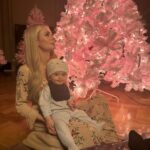 Paris Hilton Instagram - Celebrating our baby girl London with a pink Christmas! 💕💕🎄💕💕