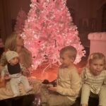 Paris Hilton Instagram - Celebrating our baby girl London with a pink Christmas! 💕💕🎄💕💕