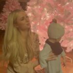 Paris Hilton Instagram - Celebrating our baby girl London with a pink Christmas! 💕💕🎄💕💕
