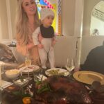 Paris Hilton Instagram - So much to be grateful for this Thanksgiving🥰🩵👶🏼👶🏼💗 #SlivingMom ✨ Beverly Hills, California