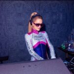 Paris Hilton Instagram - Had a blast DJing for the @Hilton X @McLaren Stay on the Grid Experience at the @F1 #LVGP! 💙🏎️👱🏼‍♀️🔥#HiltonForTheStay #ParisForTheSlay Las Vegas, Nevada