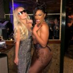 Paris Hilton Instagram - Sliving at the @GQ party last night @TheeStallion.💃🏼💃🏽 Love her!🥰 Such a Queen! 👑 So sweet, fun, real and beautiful inside and out!😍 #ThatsHot 🔥 #AquariusRules ♒️ Chateau Marmont