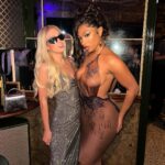 Paris Hilton Instagram - Sliving at the @GQ party last night @TheeStallion.💃🏼💃🏽 Love her!🥰 Such a Queen! 👑 So sweet, fun, real and beautiful inside and out!😍 #ThatsHot 🔥 #AquariusRules ♒️ Chateau Marmont