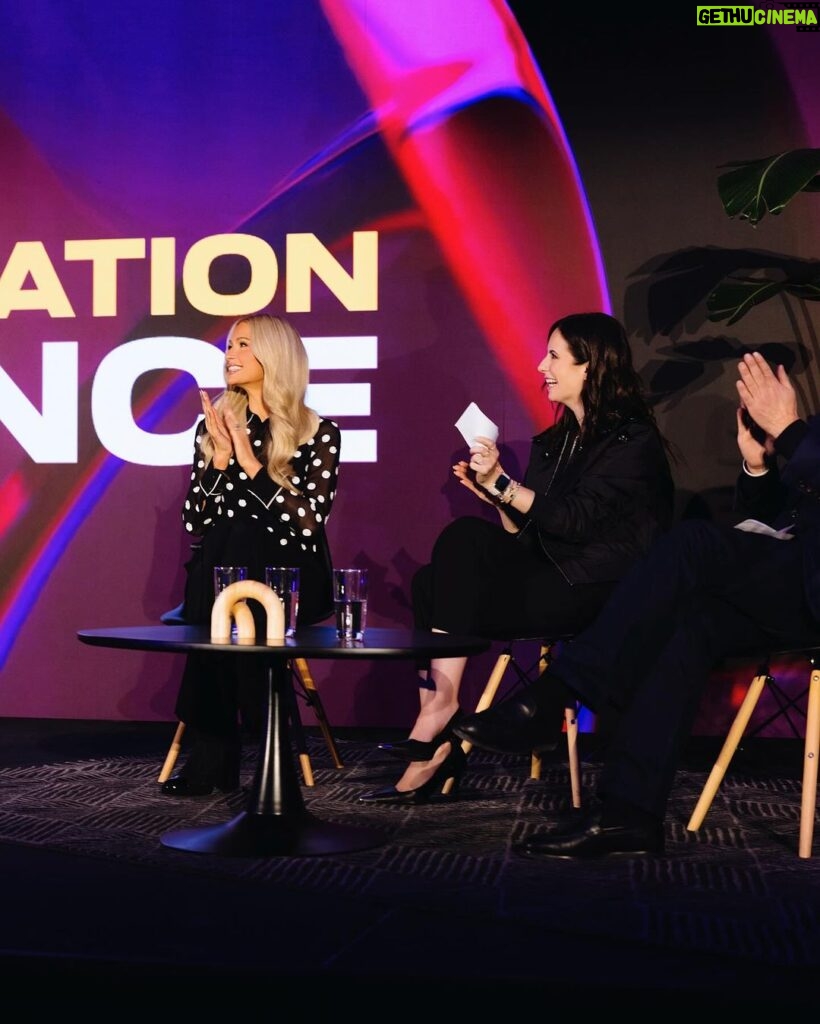 Paris Hilton Instagram - Vegas is never a bad idea ✨Thank you to @Omnicom for having me on such an exciting, future-thinking panel, “The Transformation Experience” at #CES2024 and thank you to all the other wonderful panelists! 💖 The conversation highlighted @11.11Media’s use of innovative technologies in content marketing, AI, and commerce that are transforming the media landscape! #BossBabe #Sliving #OMGatCES2024 #CES2024