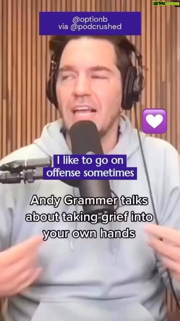 Parisa Fitz-Henley Instagram - Been grieving lately. We lost a beloved family member way too soon, so suddenly the words “this just doesn’t make sense” echo through conversation after conversation, day after day. @andygrammer’s words touched my heart. 🙏 Reframing challenges and getting proactive (aka creative) with them has always brought me growth and joy. I look forward to using this example for our recent loss, and for the many that are sure to come if I get to hang out on this planet as long as I’d like to. Embracing and flowing with the realities death, loss and grief feels so healthy. I’m so grateful for insights like Andy’s that provide such guiding light. 🤲✨🕊️ Video description: @andygrammer and @podcrushed ( @nnnava @pennbadgley @scribbledbysophie ) dressed casually and in different locations, on a video call/interview. Thank you for posting @drewapeters