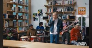 Park Moon-chi Instagram - Tiny Desk Korea @esensofficial  w/band AKG,@hukky_shibaseki