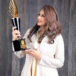 Parveen Instagram - ❤️✨ . . . Thanks to reals mafia @choreographer_sridhar @_javed_official Costume: @adore_inspire_me Makeover : @sharanyas_makeupartistry #awards #actress #instagood #instagram #parveenofficial