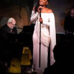 Patina Miller Instagram - October felt long, and heavy, but one of the highlights was playing three days of sold-out shows @cafecarlyle ❤️ thankful for the gift of music and being able to connect, and thankful for my family and friends and colleagues for showing up and supporting me! I love y'all down! I'm back for two shows next weekend, Nov 10th and 11th...🥰🎉I'm excited to do it again! Link in bio for tix! There are a few left! 📸: @davidandrako, @makeupvincent, @danamboyer Thank you, @csiriano, for dressing me and @mywithclarity for the jewels! Glam squad, you all always come thru! 💃🏾@elizayerry, 💇🏽‍♀️(braids)@jameciamiller, 💇🏽‍♀️ @hairbyromorgan 💄@makeupvincent Café Carlyle