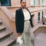 Patina Miller Instagram - A few days ago had the pleasure of attending the @newmuseum spring gala with @tods💕 It was such an amazing evening with some pretty dope peeps! Had so much fun! Loved this leather ensemble so much! 📸: @jennyandersonphoto