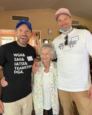 Paul Scheer Instagram - Thanks so much @mptf for having @tusctogether visit your retirement community for our 1st Ice Cream social. What an amazing day meeting  some of Hollywood’s trailblazers  Plus I got to put my @djiglobal to good use documenting the day.
