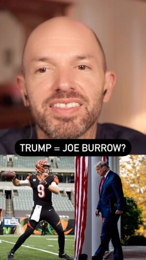 Paul Scheer Instagram - Trump was allowed to input his own height and weight and its@the same as Bengals QB Joe Burrow - You be the judge.