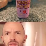 Paul Scheer Instagram – Today I tried a McDonalds Grimace Shake. Will I survive?