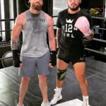 Peter Queally Instagram - Hadn’t sparred @dillondanis in ages and honestly was just gassing him up about the Jake Paul fight the past few months because he is my friend. This is exactly what you should be doing by the way, if your friends aren’t gassing you up every chance they get then they aren’t your friends. But anyway, after what I witnessed from him today, I have now seen enough empirical evidence to say he beats Jake in a boxing match ✊🏼 Set it up!!