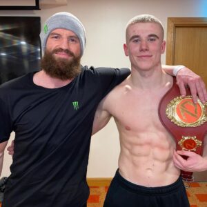Peter Queally Instagram - Big congrats to my young killer @conormccarthy88 !
He just won @sbgnaas it’s first belt tonight with a round one KO at @cagelegacymma !
Scroll across to see it!