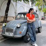 Phạm Nguyễn Lan Thy Instagram - Chiếc xe sẽ đồng hành cùng mình trong thời gian sắp tới, bằng tuổi ông ngoại luôn 🥲