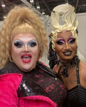 Pixie Polite Instagram - DragCon Photo dump! Part 3 of 3! 🏁
•
Missing the excitement of DragCon and the excellence of all my Drag Race sisters!
•
💇‍♀️ @howsyourhead
💍 @draggedoutlondon 
•
#drag #draguk #dragqueen #dragqueens #dragcon #dragconuk #dragrace #dragraceuk #rupaul #rupaulsdragrace #rupaulsdragraceuk #rupaulsdragcon #wig #makeup #queer #gay #gayuk #igers #igdaily #picoftheday #lgbtq #photooffheday #lacefrontal #pink #curvy #curvygirl #blonde #lawrencechaney #cherylhole #bagachipz