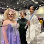 Pixie Polite Instagram - DragCon day 1 with my sisters @tiakofi @woeaddams 🎉 and celebrating Tia’s big announcement! 💜 💚 ❤️ see you all Sunday at Booth C78 🍄🍃🧚‍♀️ • #Drag #DragCon #RuPaul’sDragCon #RuPaul’sDragRace #RuPaul’sDragRaceUK #DragQueens #DragQueens #Tiakofi #TheVixens #vstheworld #ukvstheworld #versustheworld #ukversustheworld #rupaul #draguk #instadrag #dragrace #dragraceuk #rpdr #rpdruk ExCeL London