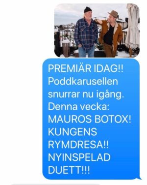 Plura Jonsson Instagram - Härliga tider, just heat the World needs, a new pod