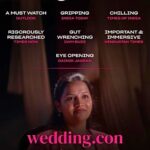 Pooja Bhatt Instagram - Binge watched Wedding.con yesterday. Bravo @tanuja__chandra for throwing light on the pressure society exerts on women to find that supposed better half in order to seem complete. The brave women who came forward with their stories were victims of this pressure more than victims of the con men who love bomb & cheat unsuspecting women,playing on their insecurities- a gift forced upon them by society. The end in particular moved me so.. this sharing & being witness to each others stories with generosity,kindness & respect is the only thing that will see us through in this fractured world. Bravo to the entire team & kudos to @amazonprime & @bbcstudiosindia for putting this show out there. Hopefully it will be a reminder that marriage or no marriage,we are complete either way. #weddingdotcononprime #womensupportingwomen #tanujachandra
