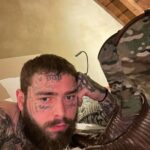 Post Malone Instagram - 4/28/2023, Antwerp Belgium! hello everybody, i hope you’re having a great night. i wanted to say that i’m not doing drugs, i’ve had a lot of people ask me about my weight loss and i’d suppose, performance on stage. i’m having a lot of fun performing, and have never felt healthier. i guess dad life kicked in and i decided to kick soda, and start eating better so i can be around for a long time for this little angel. next up is smokes and brews, but i like to consider myself a patient man… lol! i’ve spent a bit in the studio lately working on new music, and am so excited to share it with you, thank you for your patience and support y’all. you make my heart beat. i just wanted to say hi, and hopefully i’ll be posting more on here, my brain is in a super dope place, and i’m the happiest i’ve been in a long time. if you’re having a hard time or need some love, i can say that you’re loved more than you know, and keep fucking crushing it. goodnight nerds😤spread love and rock on🥾🥾🥾