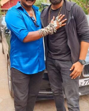 Prajin Padmanabhan Instagram - Untitled with master MIRATTEL SELVAM .. wonderful stunt choreographer & human being .. updates soon